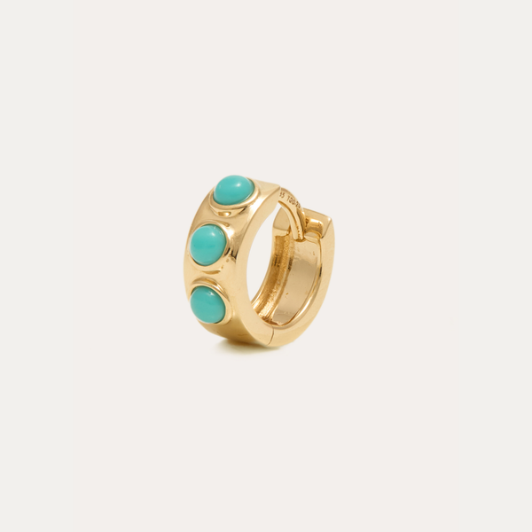 Cha Cha Huggie Turquoise Small