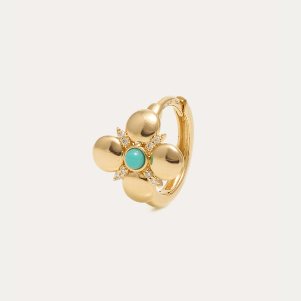 Antheia Turquoise Huggie Medium