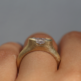 Athena with Natural Marquise Diamond - 18ct Gold