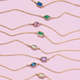 Sol Emerald Cut Emerald Bracelet