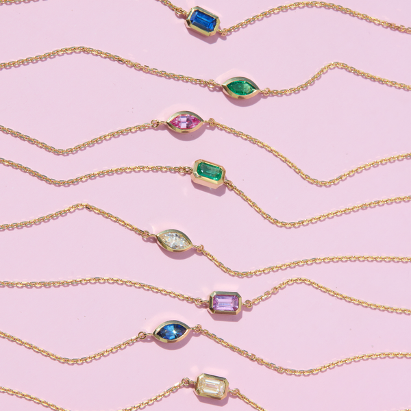 Sol Marquise Blue Sapphire Bracelet