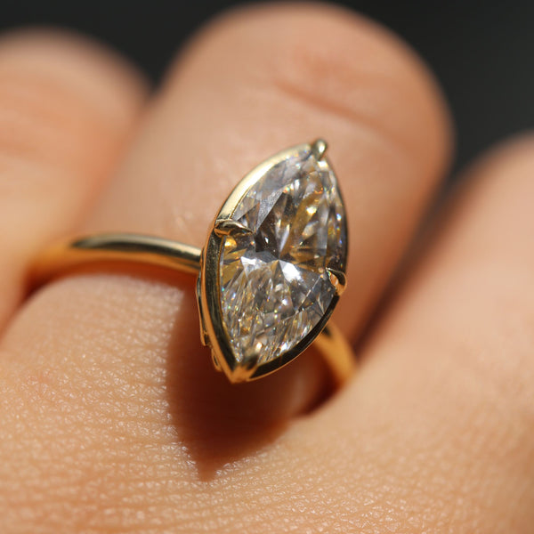 Venus with Lab Marquise Diamond