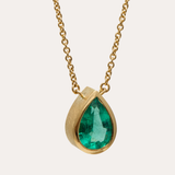 Aether Necklace with Zambian Emerald