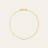 Eos Pear Shape Lab Diamond Bracelet - 9ct Gold