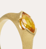 Athena Ring with Golden Sapphire