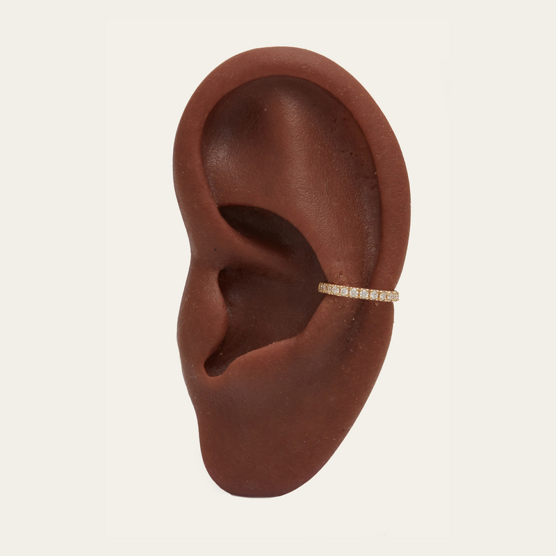 Diamond Ear Cuff - 9ct Gold