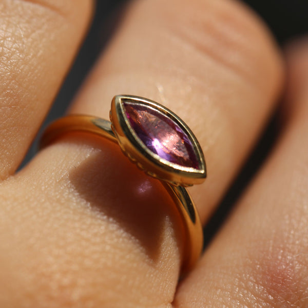 Stevie Ring with Madagascan Pink Sapphire