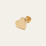 Heart Stud - 9ct Gold
