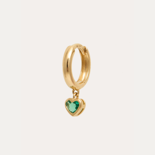 Be Mine Huggie Emerald Small