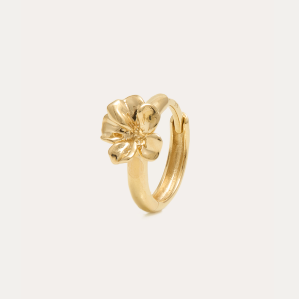 Hibiscus Huggie Medium