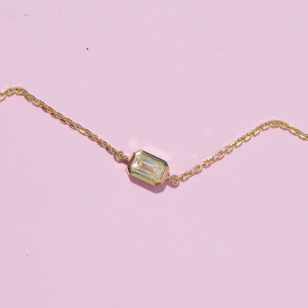 Sol Emerald Cut Lab Diamond Bracelet