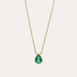 Aether Necklace with Zambian Emerald