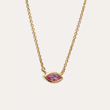 Sol Marquise Pink Sapphire Necklace