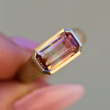 Nico Ring with Bi Colour Pink Tourmaline