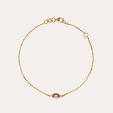 Sol Marquise Pink Sapphire Bracelet