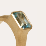 Nico Ring with Zambian Aquamarine