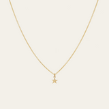 Star Necklace - 9ct Gold