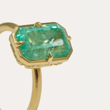 Zia Ring with Russian Emerald
