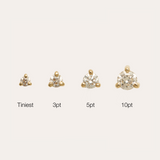 Neo 5pt Diamond Stud
