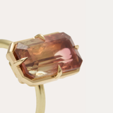 Zia Ring with Bi Coloured Tourmaline