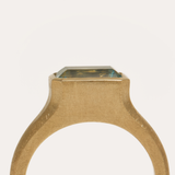 Nico Ring with Zambian Aquamarine