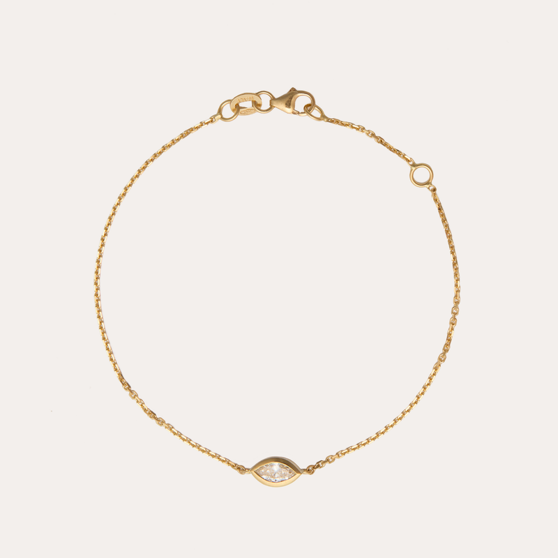 Sol Marquise Lab Diamond Bracelet