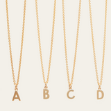 9ct gold letter necklace Outlet