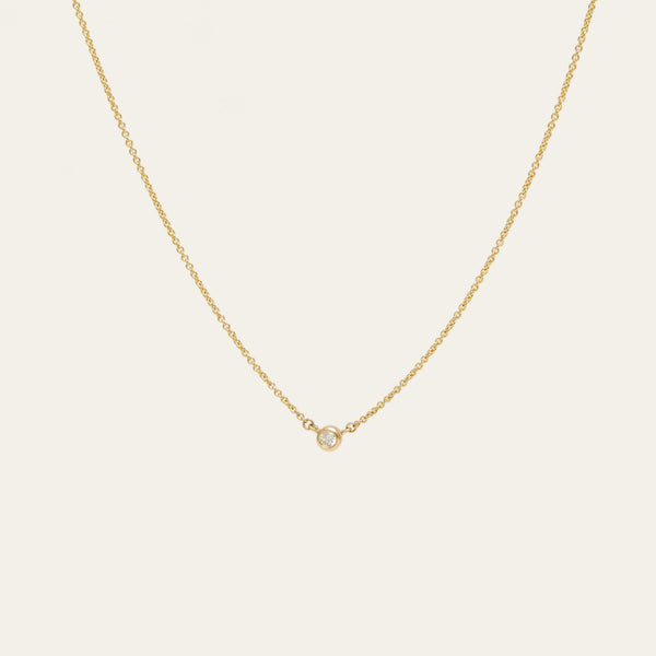 Neo Diamond Necklace - 9ct Gold