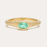 Coco Ring with Colombian Emerald