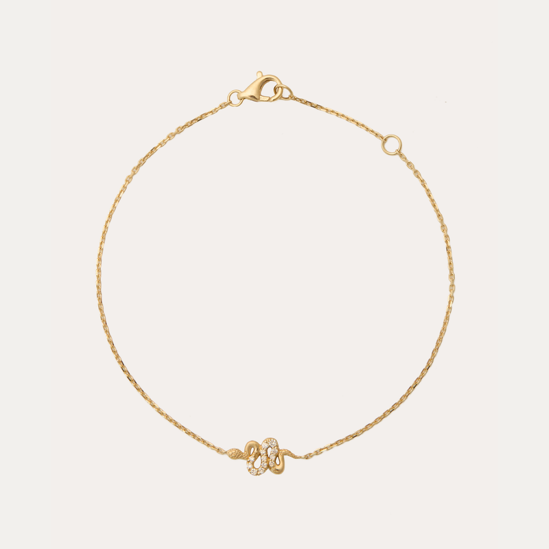 Serpent Diamond Bracelet