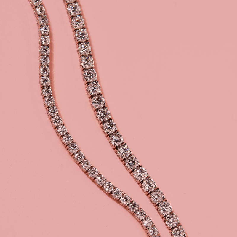 The 10ct Lab Diamond Tennis Bracelet