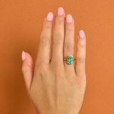 Zia Ring with Russian Emerald