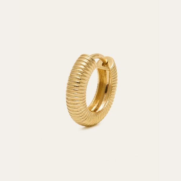 Morphi Huggie Medium - 9ct Gold