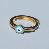 Evil Eye Huggie Small
