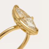 Venus with Lab Marquise Diamond - 18ct Gold
