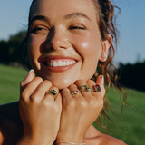 Zia Ring with Bi Coloured Tourmaline