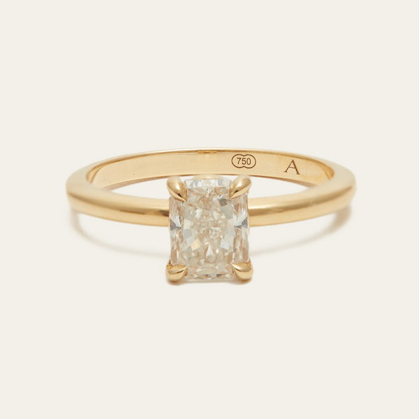 Helena 1.20ct Radiant Cut Diamond Solitaire - 18ct Gold