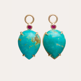 Juicy Drops with Medium Blue Turquoise