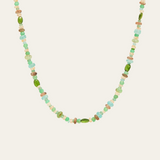 Green Bead Babe Necklace