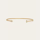 Cupid Lab Diamond Cuff - 9ct Gold