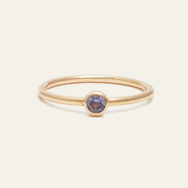 Neo Purple Sapphire Ring - 9ct Gold