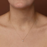 Zena Oval Lab Diamond Necklace