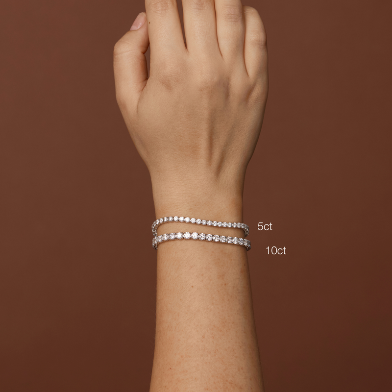 The 10ct Lab Diamond Tennis Bracelet