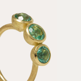 Lola Ring with Colombian Emeralds