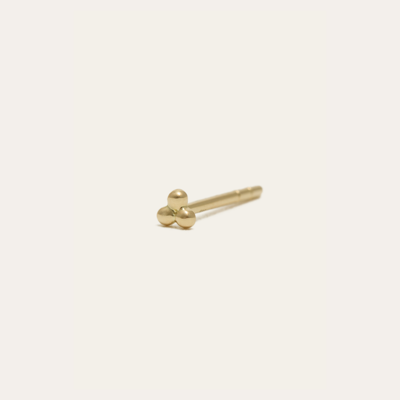 Trio Stud - 14ct Gold