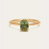 Ivy Solitaire with 1.19ct Green Sapphire - 18ct Gold