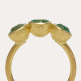Lola Ring with Colombian Emeralds