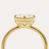 Venus Ring with Lab Oval Diamond