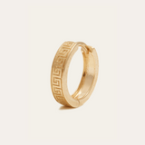 Greek Huggie Medium - 9ct Gold