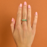 Lola Ring with Colombian Emeralds